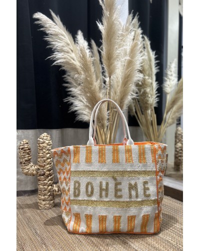 Sac bohème orange